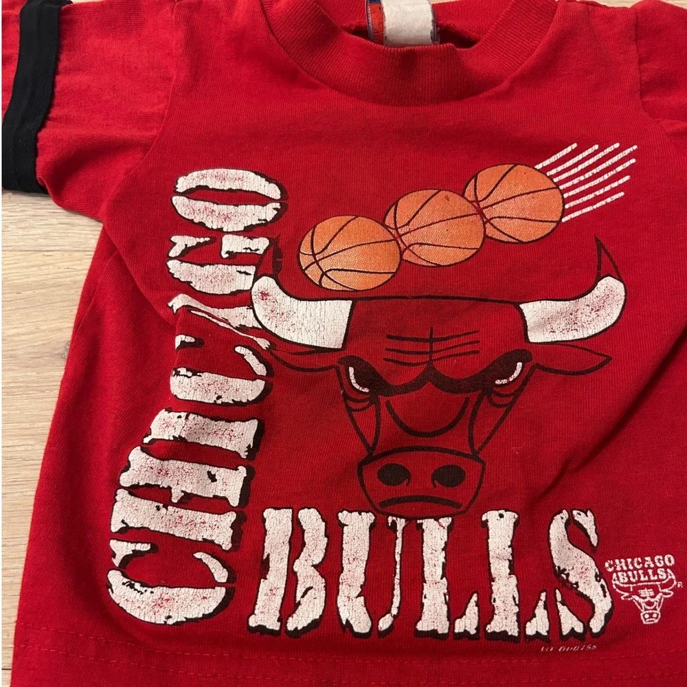 Vintage Chicago Bulls NBA Tee Infant 12M 90s Retro Sportswear Benny The Bull